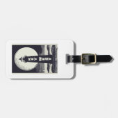 Key West Lighthouse Moon Gepäckanhänger (Vorderseite horizontal)