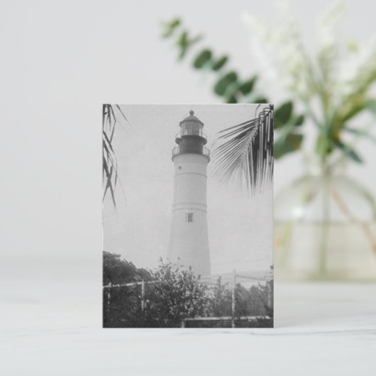 Key West Lighthouse Postkarte (Stehend Vorderseite)