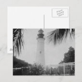 Key West Lighthouse Postkarte (Vorne/Hinten)