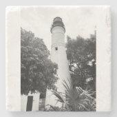Key West Lighthouse Stone Untersetzer (Vorderseite)