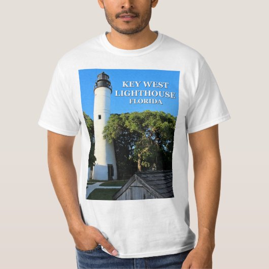Key West Lighthouse, T - Shirt Florida (Vorderseite)