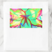 Key West Lily Rechteckiger Aufkleber (Tasche)