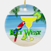 Key West Margarita Keramik Ornament (Hinten)