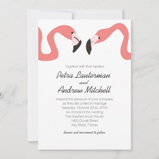 Key West Modern Whimsy Einladung (Vorderseite)