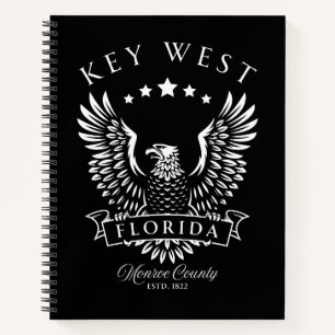 Key West Monroe Landkreis Florida Vintager Adler Notizblock