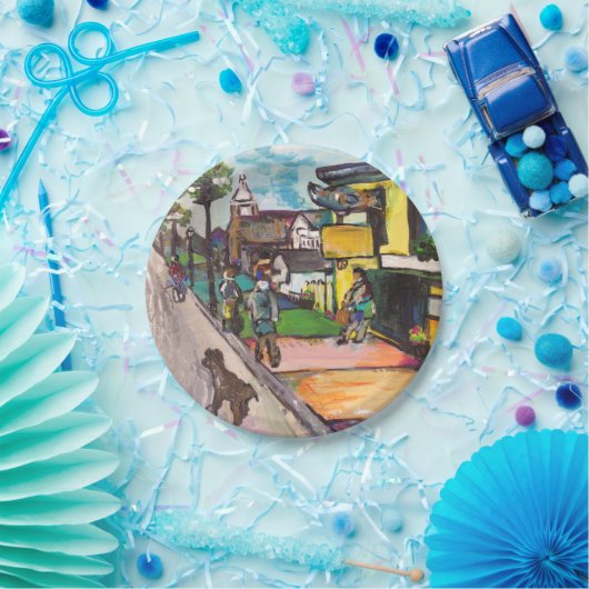 Key West Painting Pappteller (Party)