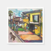 Key West Painting Serviette (Vorderseite)