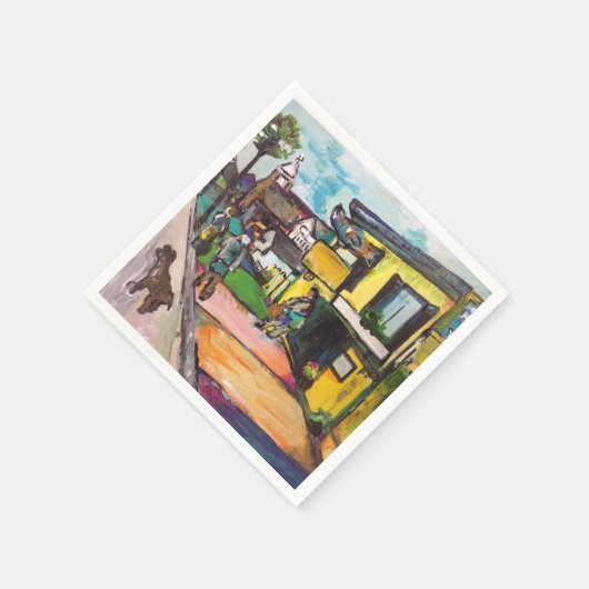 Key West Painting Serviette (Ecke)