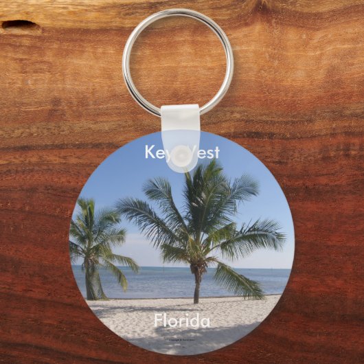 Key West Palms Schlüsselanhänger (Vorderseite)