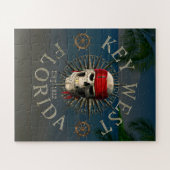 Key West Pirate Skull Puzzle (Horizontal)