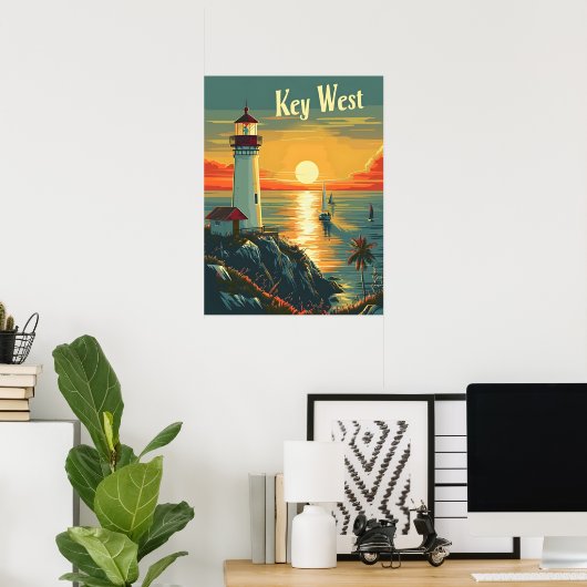 Key West Poster (Heimbüro)