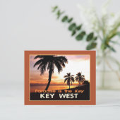 KEY WEST POSTKARTE (Stehend Vorderseite)
