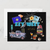 Key West Postkarte (Vorne/Hinten)