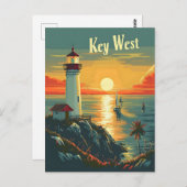 Key West Postkarte (Vorne/Hinten)