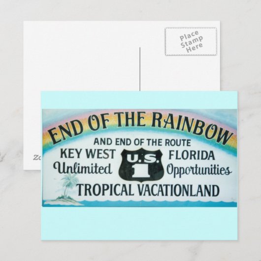 Key West Postkarte (Vorne/Hinten)
