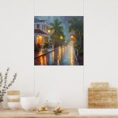 Key West Rain - 4 - Poster (Küche)
