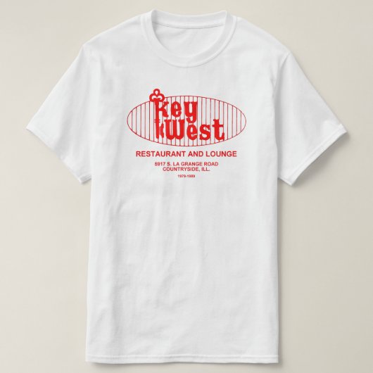 Key West Restaurant, Land, IL T-Shirt (Design vorne)