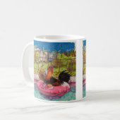 Key West Rooster-Tasse Kaffeetasse (Vorderseite Links)
