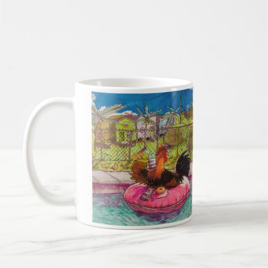 Key West Rooster-Tasse Kaffeetasse (Links)