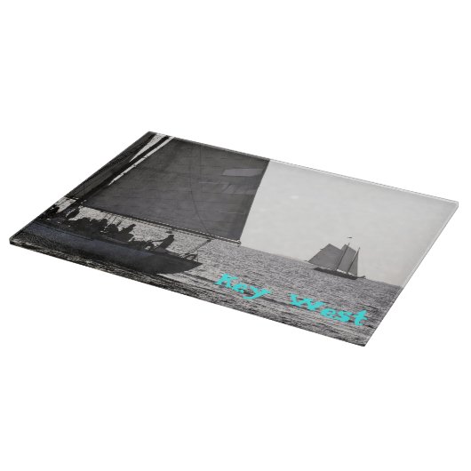Key West Sailboat Cutting Board Schneidebrett (Ecke)