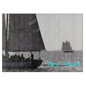 Key West Sailboat Cutting Board Schneidebrett (Vorderseite)