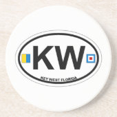 Key West. Sandstein Untersetzer (Vorne)