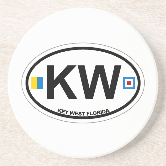 Key West. Sandstein Untersetzer (Vorne)