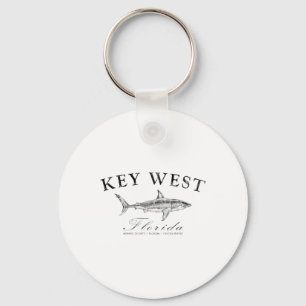 Key West Shark T-Shirt für Angeln, Booten, Tauchen Schlüsselanhänger