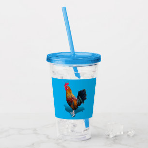 Key West - Sinti und Roma Rooster Acryltrinkbecher