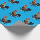 Key West - Sinti und Roma Rooster Geschenkpapier (Ecke)
