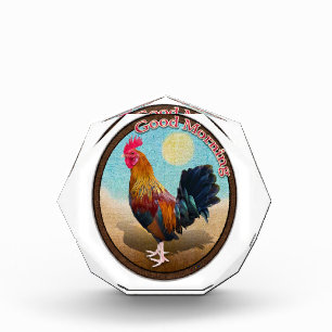 Key West - Sinti und Roma Rooster Guten Morgen Vin Fotoblock
