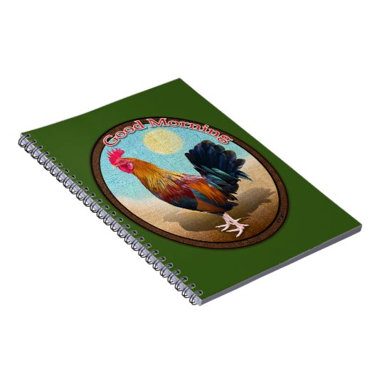 Key West - Sinti und Roma Rooster Guten Morgen Vin Notizblock (Rechte Seite)