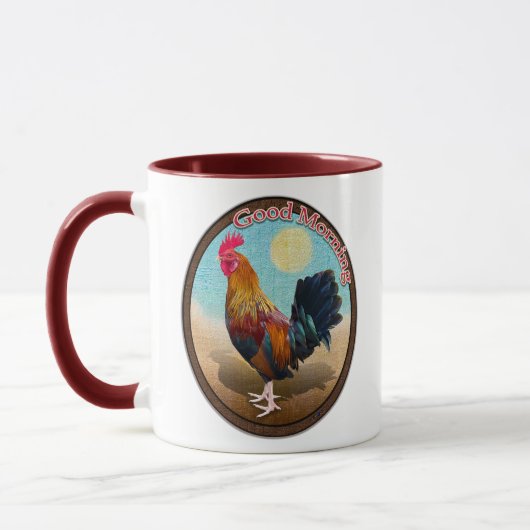 Key West - Sinti und Roma Rooster Guten Morgen Vin Tasse (Links)