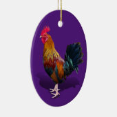 Key West - Sinti und Roma Rooster Keramik Ornament (Rechts)