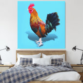 Key West - Sinti und Roma Rooster Leinwanddruck (Insitu (Schlafzimmer))
