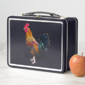 Key West - Sinti und Roma Rooster Metall Brotdose (Beispiel)