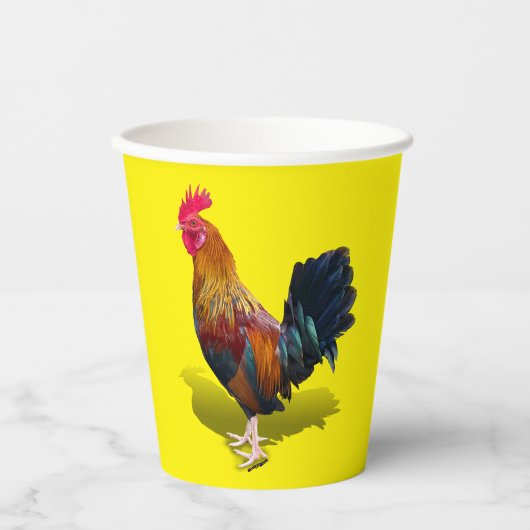 Key West - Sinti und Roma Rooster Pappbecher (Vorderseite)