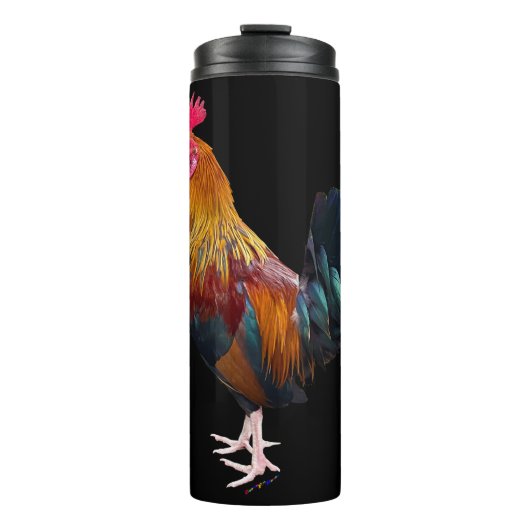 Key West - Sinti und Roma Rooster Thermosbecher (Vorderseite)