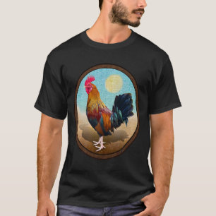 Key West - Sinti und Roma Rooster Vintag Oval T-Shirt