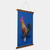 Key West - Sinti und Roma Rooster Wandteppich Mit Holzrahmen (Gewinkelt)