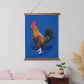 Key West - Sinti und Roma Rooster Wandteppich Mit Holzrahmen (Schlafzimmer)
