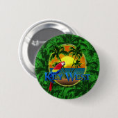 Key West-Sonnenuntergang Button (Vorne & Hinten)