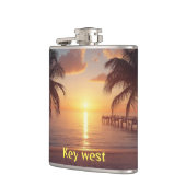 Key West Sonnenuntergang Flachmann (Links)