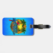 Key West-Sonnenuntergang Gepäckanhänger (Rückseite horizontal)