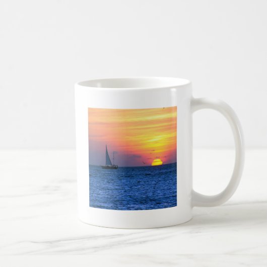 Key West-Sonnenuntergang Kaffeetasse (Rechts)