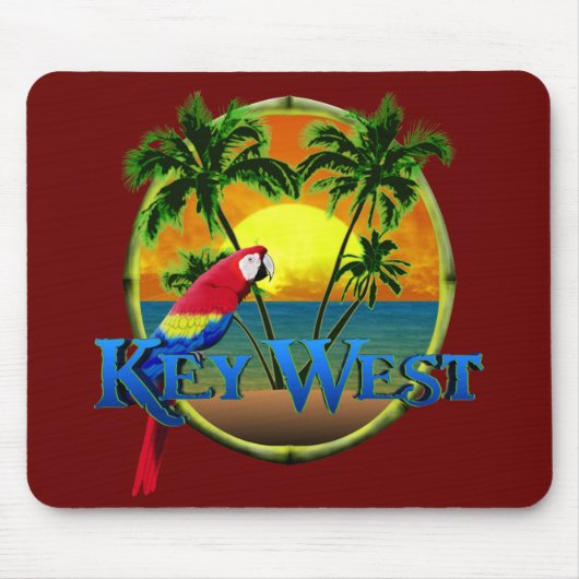 Key West-Sonnenuntergang Mousepad (Vorne)