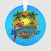 Key West-Sonnenuntergang Ornament (Vorderseite)