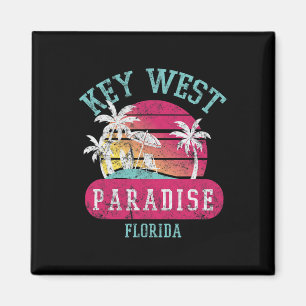 Key West Sonnenuntergang Vintage Florida Strand Ni Magnet