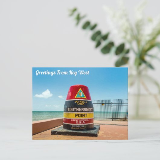 Key West South Point Postkarte (Stehend Vorderseite)