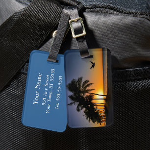 Key West Sunrise Luggage Tag Gepäckanhänger